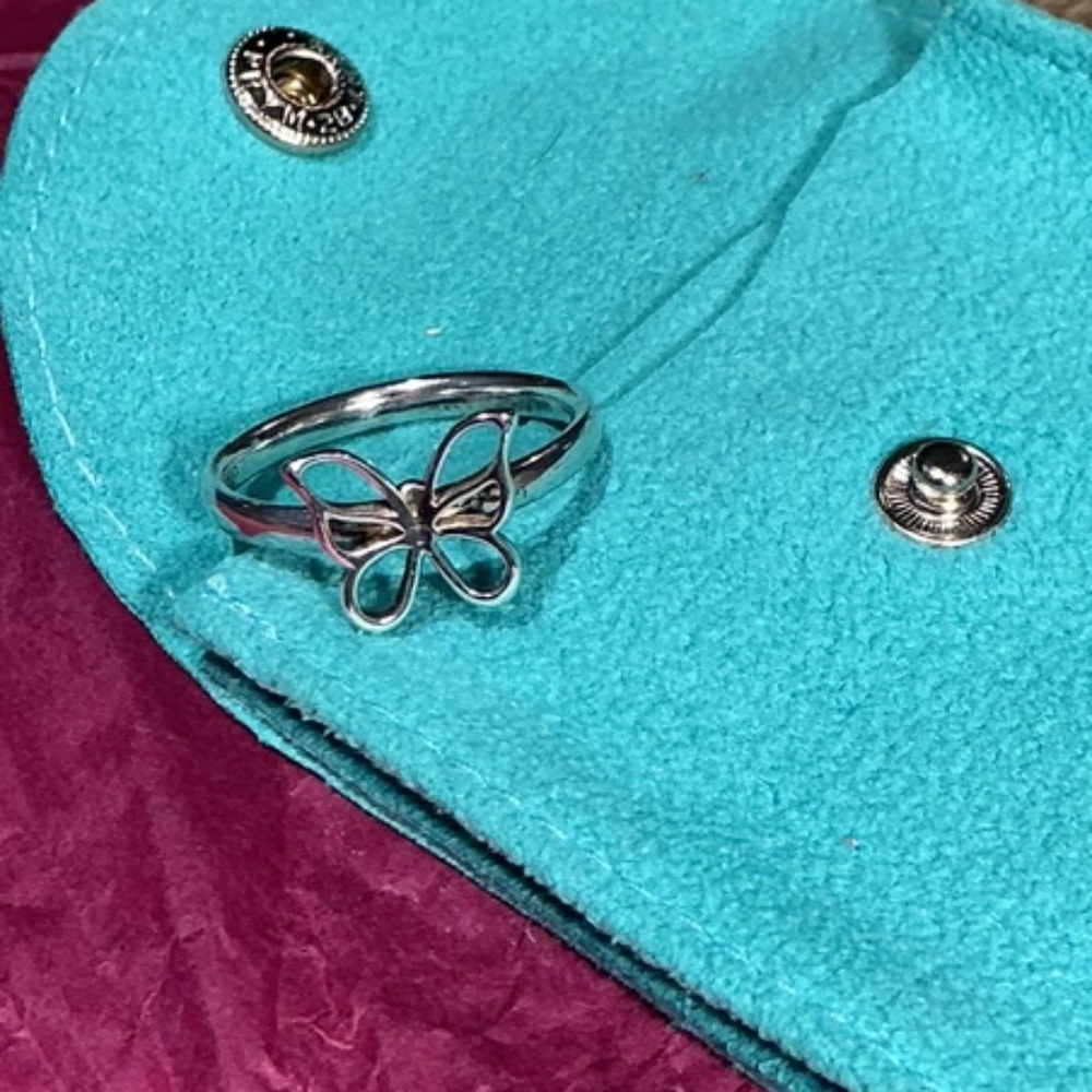 Tiffany & Co. Elsa Peretti Butterfly ring, Sterling Silver, Size 8